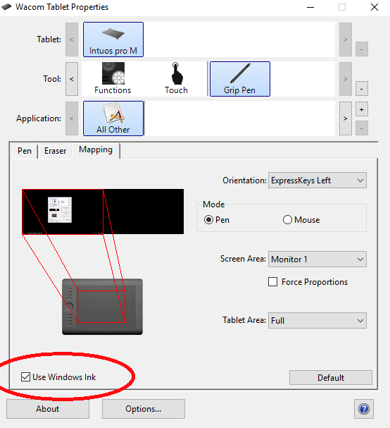 Wacom Application